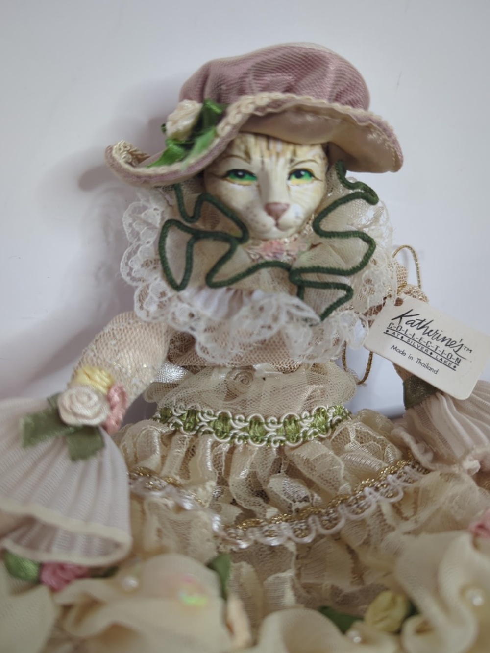 Katherine’s Collection Victorian Cat Doll Figurine – Original Tag – Collectible